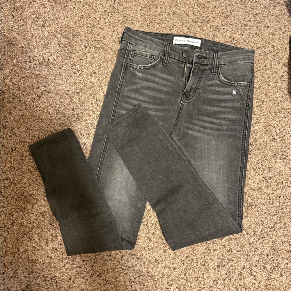 Flying Monkey Charcoal Skinny Jeans